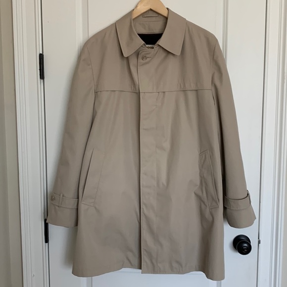 London Towne Men’s All-Weather Coat Khaki 44 - Picture 1 of 7